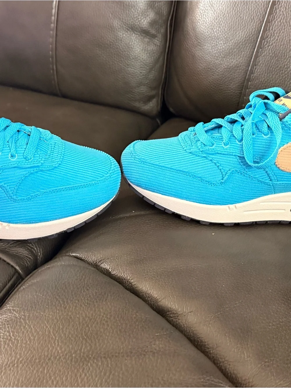 NIB Nike Air Max 1PRM blue corduroy size 6.5